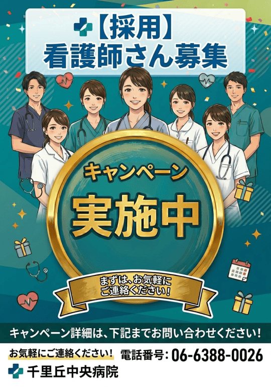 【採用】看護師さん募集 キャンペーン実施中